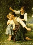 Elizabeth Gardner Bouguereau In The Woods oil painting reproduction